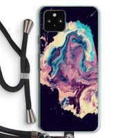 Cosmic Silence: Pixel 5a 5G Transparant Hoesje met koord