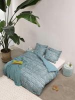 Snurk Twirre Mineral blue FLANEL dekbedovertrek