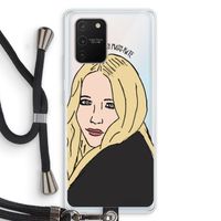 Mary Kate: Samsung Galaxy S10 Lite Transparant Hoesje met koord