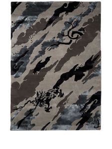 Maharishi tapis en laine Bonsai Forest (240cm x 170cm) - Gris