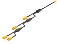 Verlengkabel 650 cm 12V max 5A oranje Loox5 systeem monochroom 5 aansluitingen