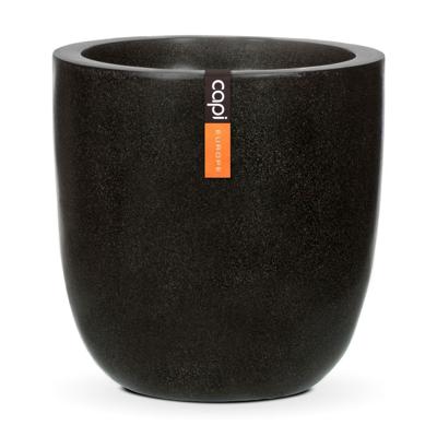 Bloempot bol III zwart - Capi europe