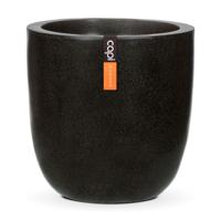 Bloempot bol III zwart - Capi europe