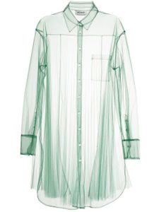 Monse chemise à effet de transparence - Vert