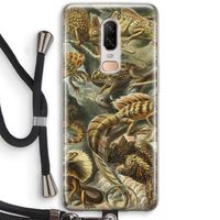 Haeckel Lacertilia: OnePlus 6 Transparant Hoesje met koord