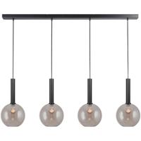 Masterlight 4-lichts hanglampBella 2 met goud glas - 2981-05-130-4-02-25