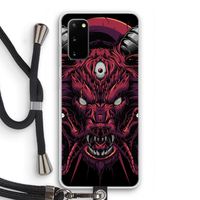 Hell Hound and Serpents: Samsung Galaxy S20 Transparant Hoesje met koord