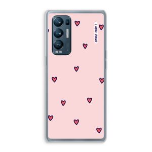 Hartjes: Oppo Find X3 Neo Transparant Hoesje