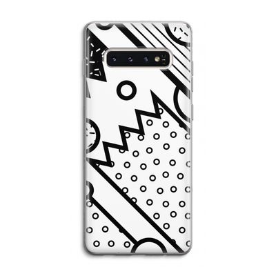 Pop Art #4: Samsung Galaxy S10 4G Transparant Hoesje