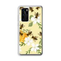 No flowers without bees: Huawei P40 Transparant Hoesje