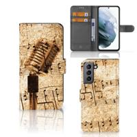 Samsung Galaxy S21 FE | Telefoonhoesje met foto | Bladmuziek