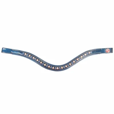 Rossner Sassari frontriem donkerblauw maat:cob