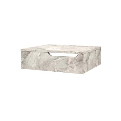 Onderkast BWS Felix 60x48x18 cm Met Handdoekuitsparing Grijs Marmer Boss & Wessing