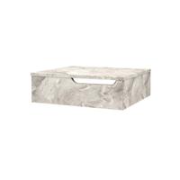 Onderkast BWS Felix 60x48x18 cm Met Handdoekuitsparing Grijs Marmer Boss & Wessing