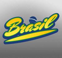 Sticker Brasil lettertype - thumbnail