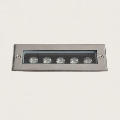 Grondspot led rechthoek 5W led warm wit 3000K 230V