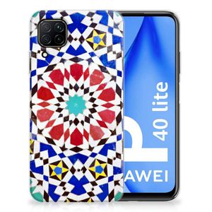 Huawei P40 Lite TPU Siliconen Hoesje Mozaïek