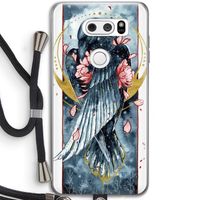 Golden Raven: LG V30 Transparant Hoesje met koord