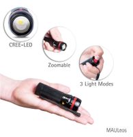 Zaklamp MAUL Eos LED 10.5cm lichtbereik 150m 3W - thumbnail