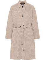 Acne Studios manteau en laine à motif pied-de-poule - Tons neutres