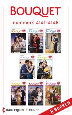 Bouquet e-bundel nummers 4141 - 4148 - Natalie Anderson, Maya Blake, Caitlin Crews, Melanie Milburne, Pippa Roscoe, Abby Green, Jackie Ashenden, Louise Fuller - ebook