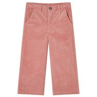 VidaXL Kinderbroek 104 ribfluweel oudroze