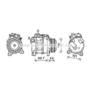 Ava Cooling Airco compressor BWK493