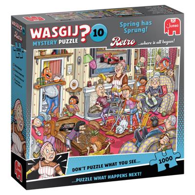 Jumbo Wasgij Retro Mystery 10 puzzel Voorjaarsschoonmaak - 1000 stukjes