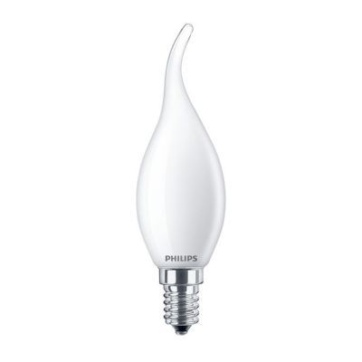Philips - Corepro LEDcandle E14 Gebogen Punt Mat 2.2W 250lm - 827 Warm Wit - Vervangt 25W