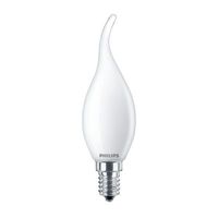 Philips - Corepro LEDcandle E14 Gebogen Punt Mat 2.2W 250lm - 827 Warm Wit - Vervangt 25W - thumbnail