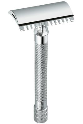 Merkur 25C double edge safety razor met tandkam