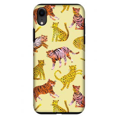 Cute Tigers and Leopards: iPhone XR Tough Case