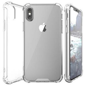 Krasbestendig iPhone X / iPhone XS hybride hoesje - Doorzichtig