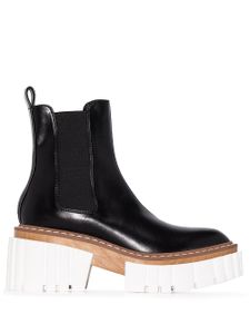 Stella McCartney bottines Chelsea à plateforme - Noir