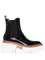 Stella McCartney bottines Chelsea à plateforme - Noir