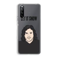 Let It Snow: Sony Xperia 10 III Transparant Hoesje