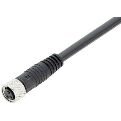 binder 79-3382-55-04 Sensor/actuator connector, geassembleerd M8 Aantal polen (sensoren): 4 Bus, recht 5.00 m 1 stuk(s)