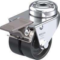 Blickle LMDA-POA 50G-FI Dubbel zwenkwiel Wieldiameter: 50 mm Draagvermogen (max.): 80 kg 1 stuk(s) - thumbnail