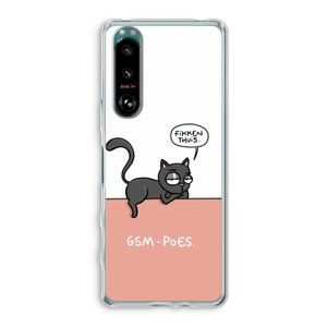 GSM poes: Sony Xperia 5 III Transparant Hoesje