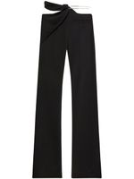 Courrèges New Age broek met uitgesneden details - Zwart - thumbnail