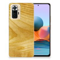 Xiaomi Redmi Note 10 Pro Bumper Hoesje Licht Hout