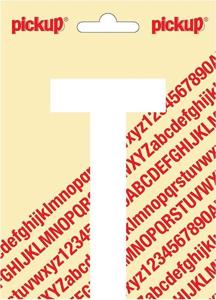 Plakletter Nobel Sticker witte letter T Rotterdam - Pickup