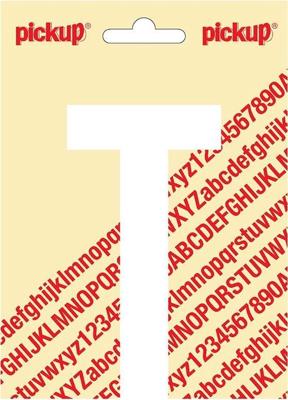 Plakletter Nobel Sticker witte letter T Rotterdam - Pickup