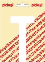 Plakletter Nobel Sticker witte letter T Rotterdam - Pickup