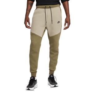 Nike Tech Fleece Sportswear Joggingbroek Olijfgroen Grijs Zwart