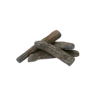 Happy Cocooning Keramische Houtblokken - Set van 4 | | Accessoires voor buitenhaarden op gas | Gråbrun