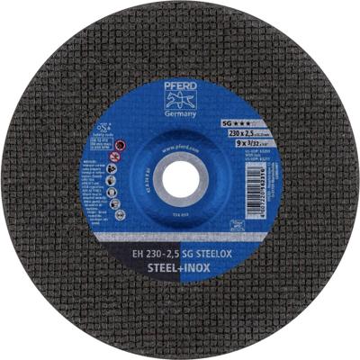 PFERD TOOLS EH 230-2,5 SG STEELOX 61324223 Doorslijpschijf gebogen 230 mm 25 stuk(s) RVS, Staal