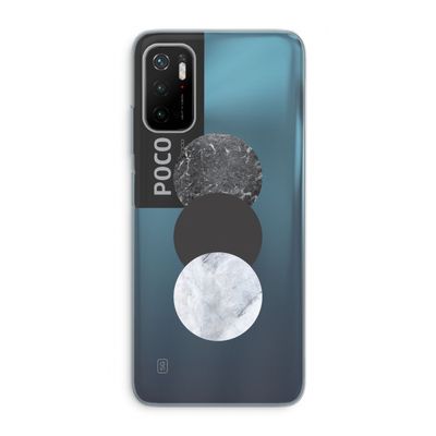 Marmeren cirkels: Xiaomi Poco M3 Pro 5G Transparant Hoesje