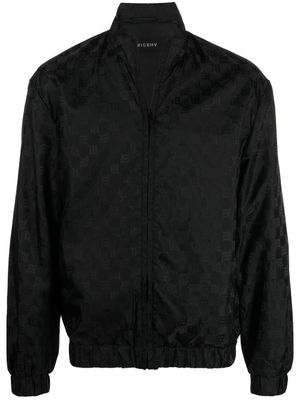 MISBHV veste zippée à motif monogrammé - Noir