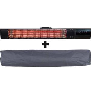 Sunred - COMBIDEAL - Heater & Hoes - Dark lijn - Zwart - Wand model -